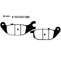 Колодки тормозные EBC FA343
