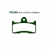 Колодки тормозные EBC FA344R