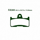 Колодки тормозные EBC FA344TT