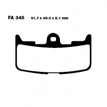 Колодки тормозные EBC FA345HH
