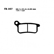 Колодки тормозные EBC FA357TT