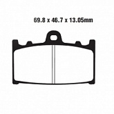 Колодки тормозные EBC FA366V