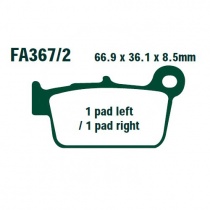 Колодки тормозные EBC FA367/2R
