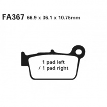 Колодки тормозные EBC FA367TT