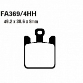 Колодки тормозные EBC FA369/4HH