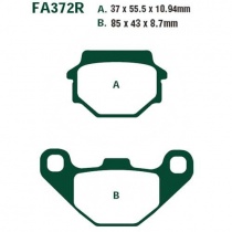 Колодки тормозные EBC FA372TT