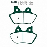 Колодки тормозные EBC FA400HH