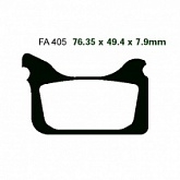 Колодки тормозные EBC FA405MX-S