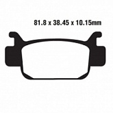 Колодки тормозные EBC FA410R