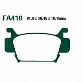 Колодки тормозные EBC FA410TT