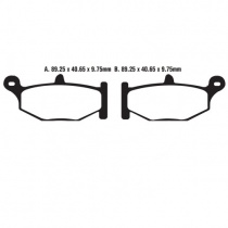 Колодки тормозные EBC FA419V