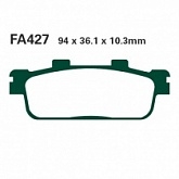 Колодки тормозные EBC FA427TT