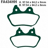 Колодки тормозные EBC FA434