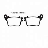 Колодки тормозные EBC FA436V