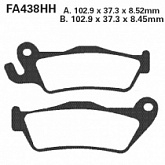 Колодки тормозные EBC FA438HH