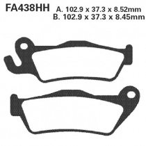 Колодки тормозные EBC FA438HH