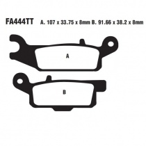 Колодки тормозные EBC FA444TT