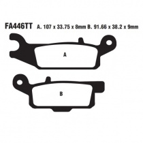 Колодки тормозные EBC FA446TT
