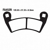 Колодки тормозные EBC FA452R