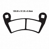 Колодки тормозные EBC FA452TT
