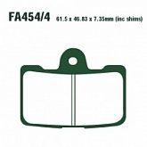 Колодки тормозные EBC FA454/4HH