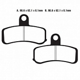 Колодки тормозные EBC FA457V