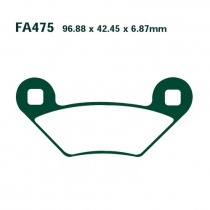 Колодки тормозные EBC FA475TT
