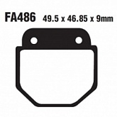 Колодки тормозные EBC FA486