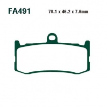 Колодки тормозные EBC FA491HH