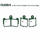 Колодки тормозные EBC FA499/4HH