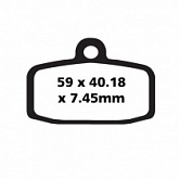 Колодки тормозные EBC FA612R