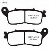 Колодки тормозные EBC FA636HH