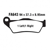 Колодки тормозные EBC FA643V 