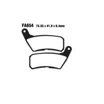 Колодки тормозные EBC FA654