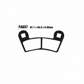 Колодки тормозные EBC FA657TT