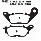 Колодки тормозные EBC FA662
