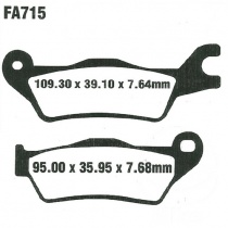 Колодки тормозные EBC FA715V