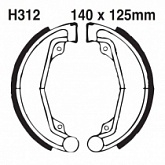 Колодки тормозные EBC H312G