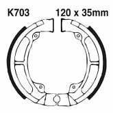 Колодки тормозные EBC K703G