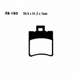 Колодки тормозные EBC SFA193