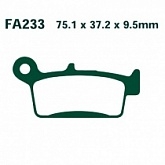 Колодки тормозные EBC SFA233