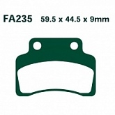 Колодки тормозные EBC SFA235