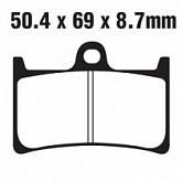 Колодки тормозные EBC SFA252HH