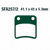 Колодки тормозные EBC SFA257/2