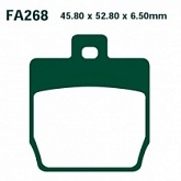 Колодки тормозные EBC SFA268HH