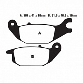 Колодки тормозные EBC SFA343