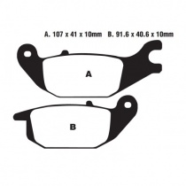 Колодки тормозные EBC SFA343