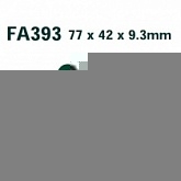 Колодки тормозные EBC SFA393