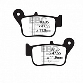 Колодки тормозные EBC SFA628HH
