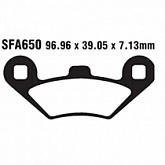 Колодки тормозные EBC SFA650 